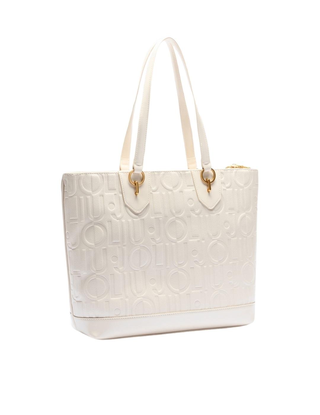 Liujo Bolso tote mediano con cadena decorativa