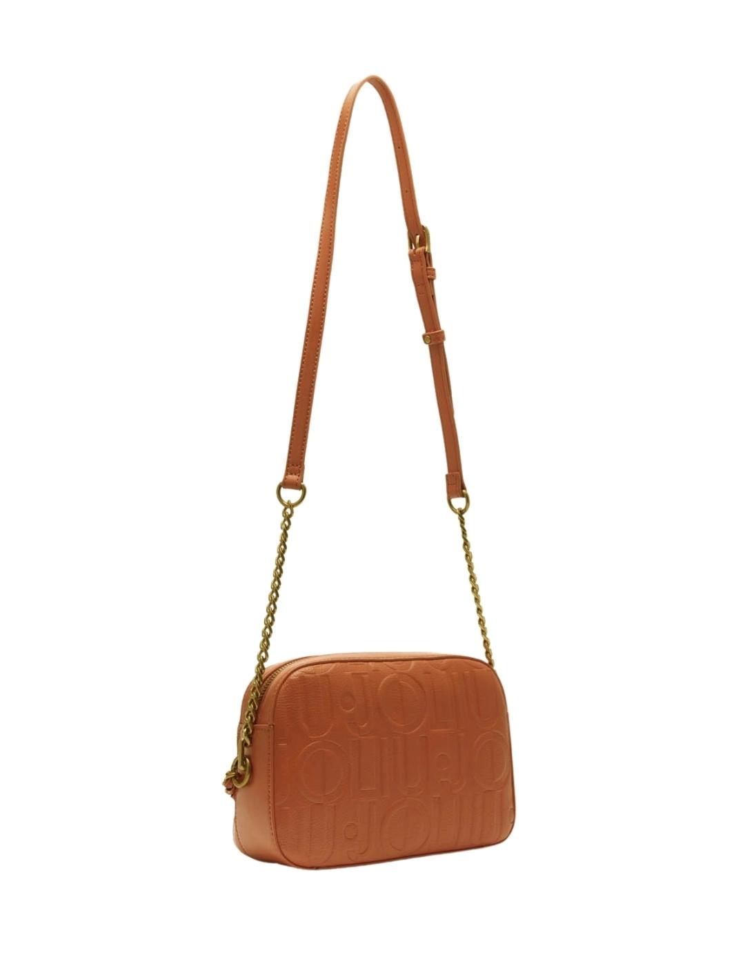 Liujo Bolso Bandolera mediana con cadena Marrón