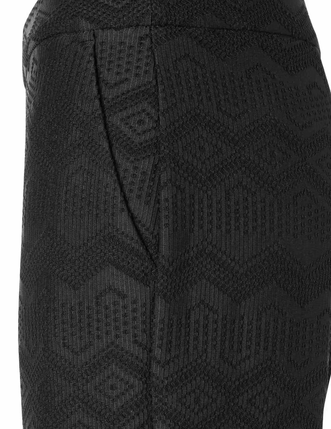 Mac Pantalones Chiara Black Jacquard