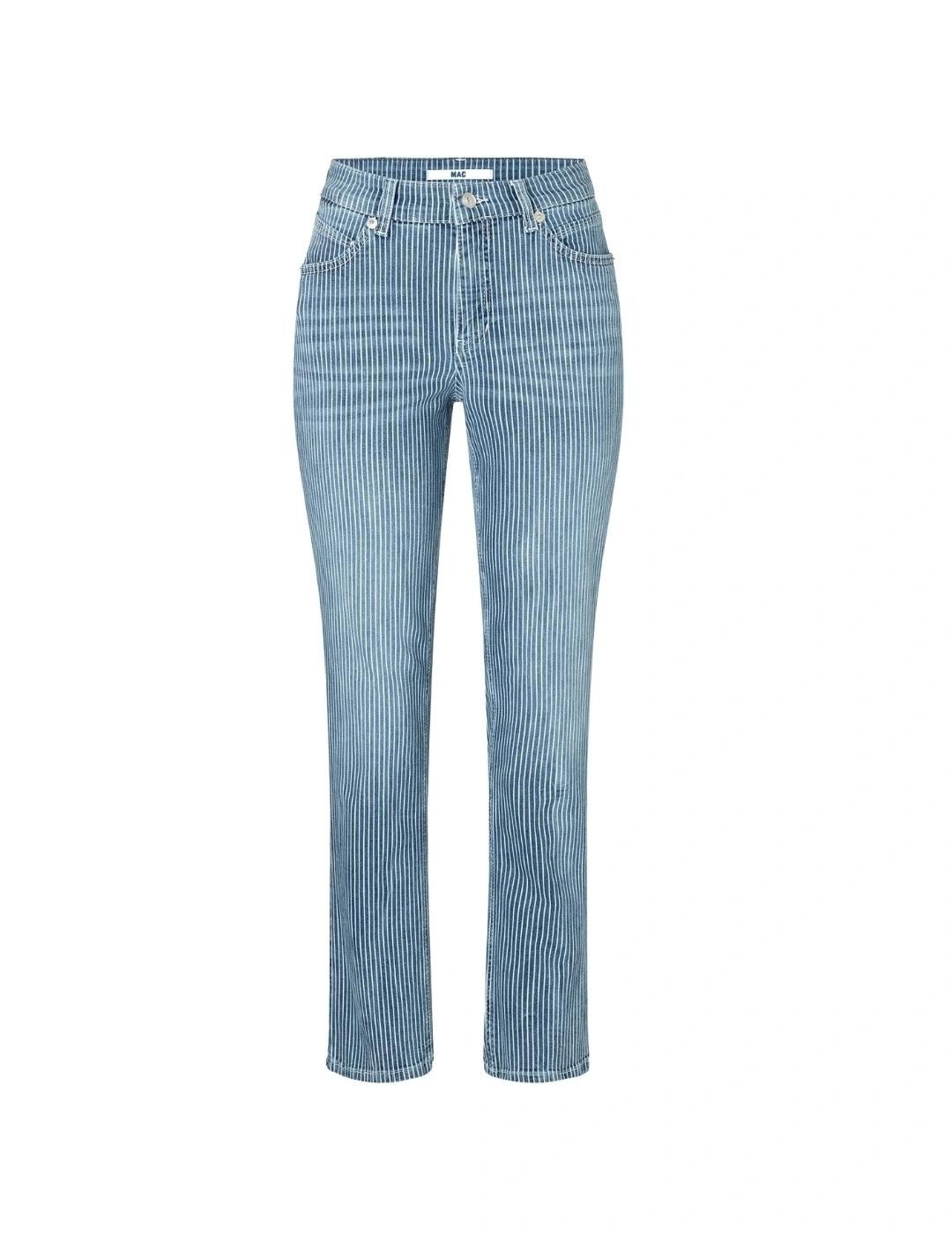 Mac Pantalones Melanie Mid Dark Striped