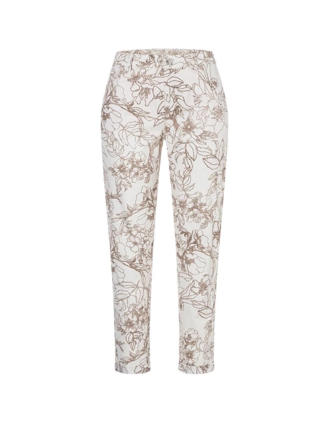 Mac Pantalones Chino Light Hazelnut Printed