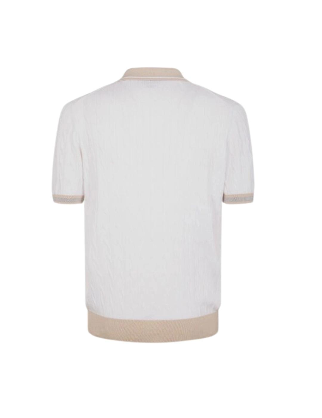 Markup Polo Blanco con trenzas