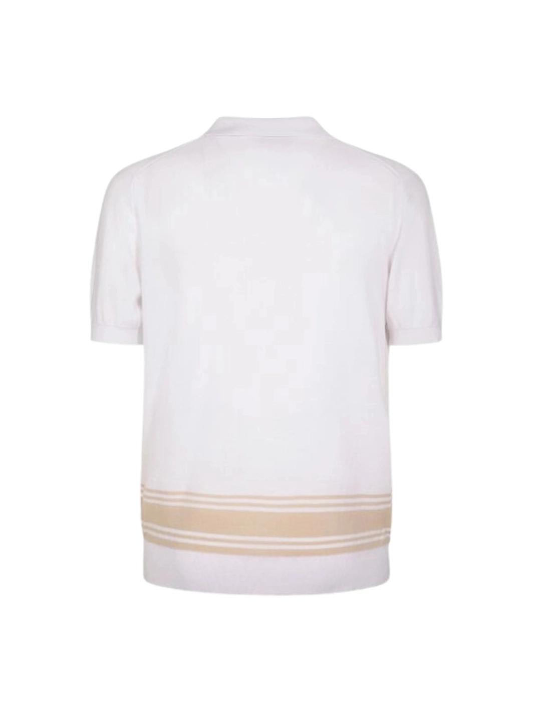 Markup Polo Derby de manga corta Blanco