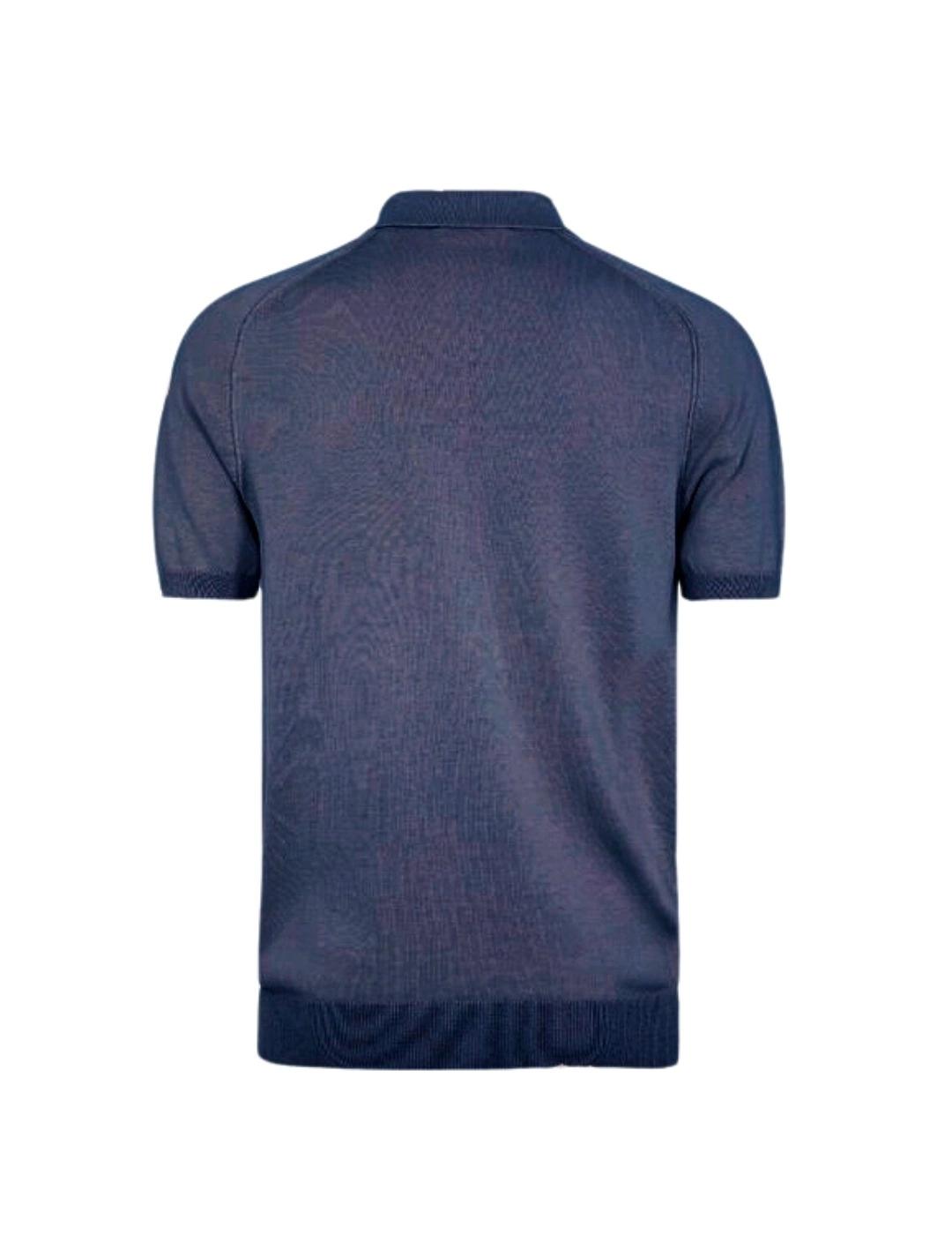 Markup Polo Azul marino manga corta