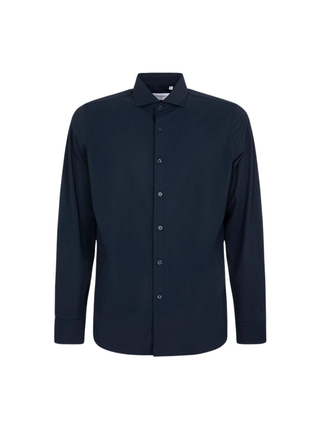 Markup Camisa de nailon Azul marino