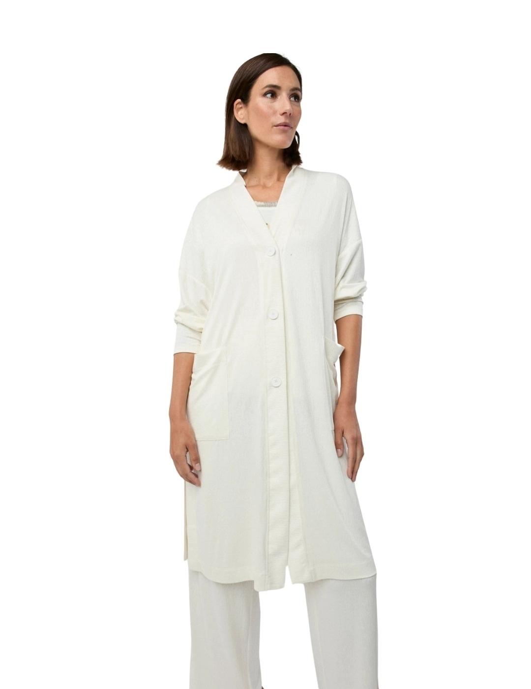 Mercedes De Miguel Abrigo Punto Elda Crudo