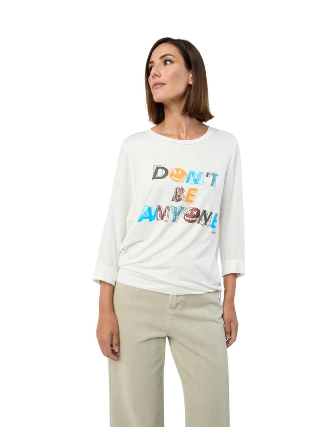 Mercedes De Miguel Camisola Mix Adriana Crudo