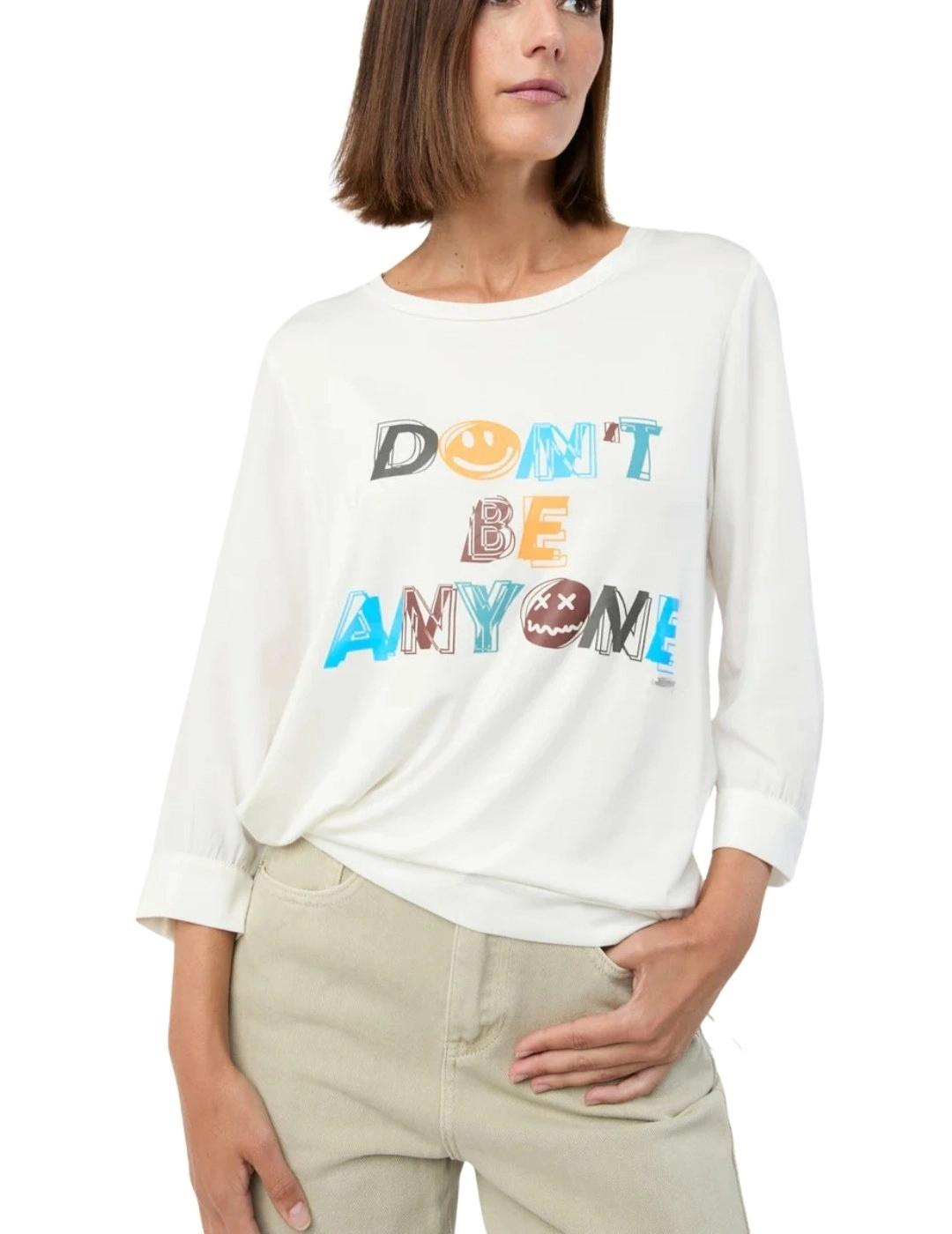 Mercedes De Miguel Camisola Mix Adriana Crudo