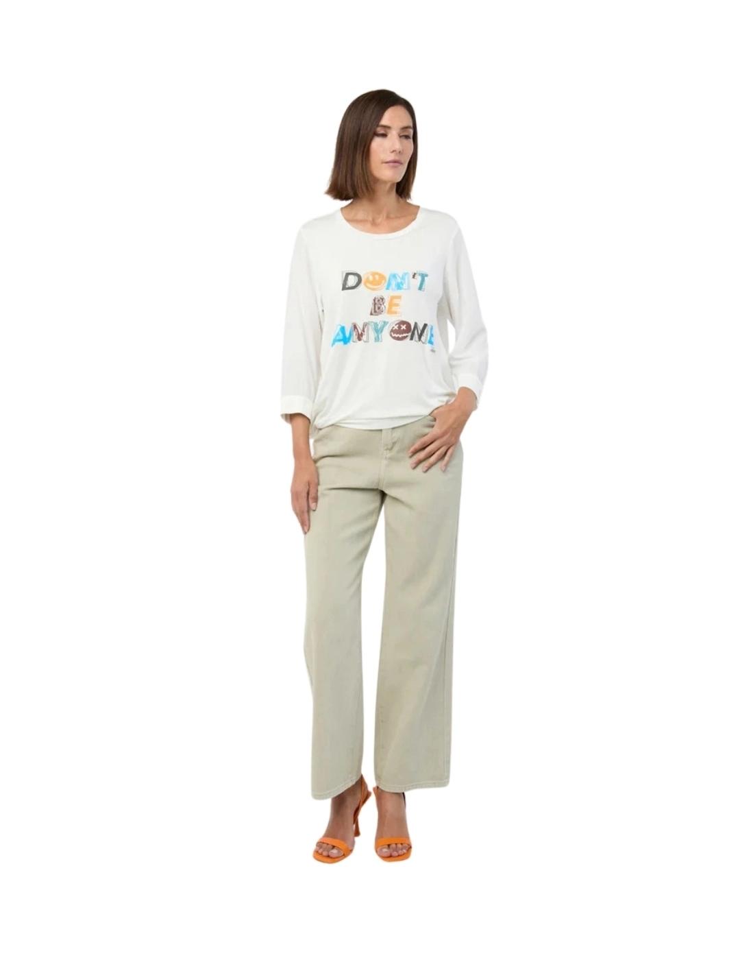 Mercedes De Miguel Camisola Mix Adriana Crudo