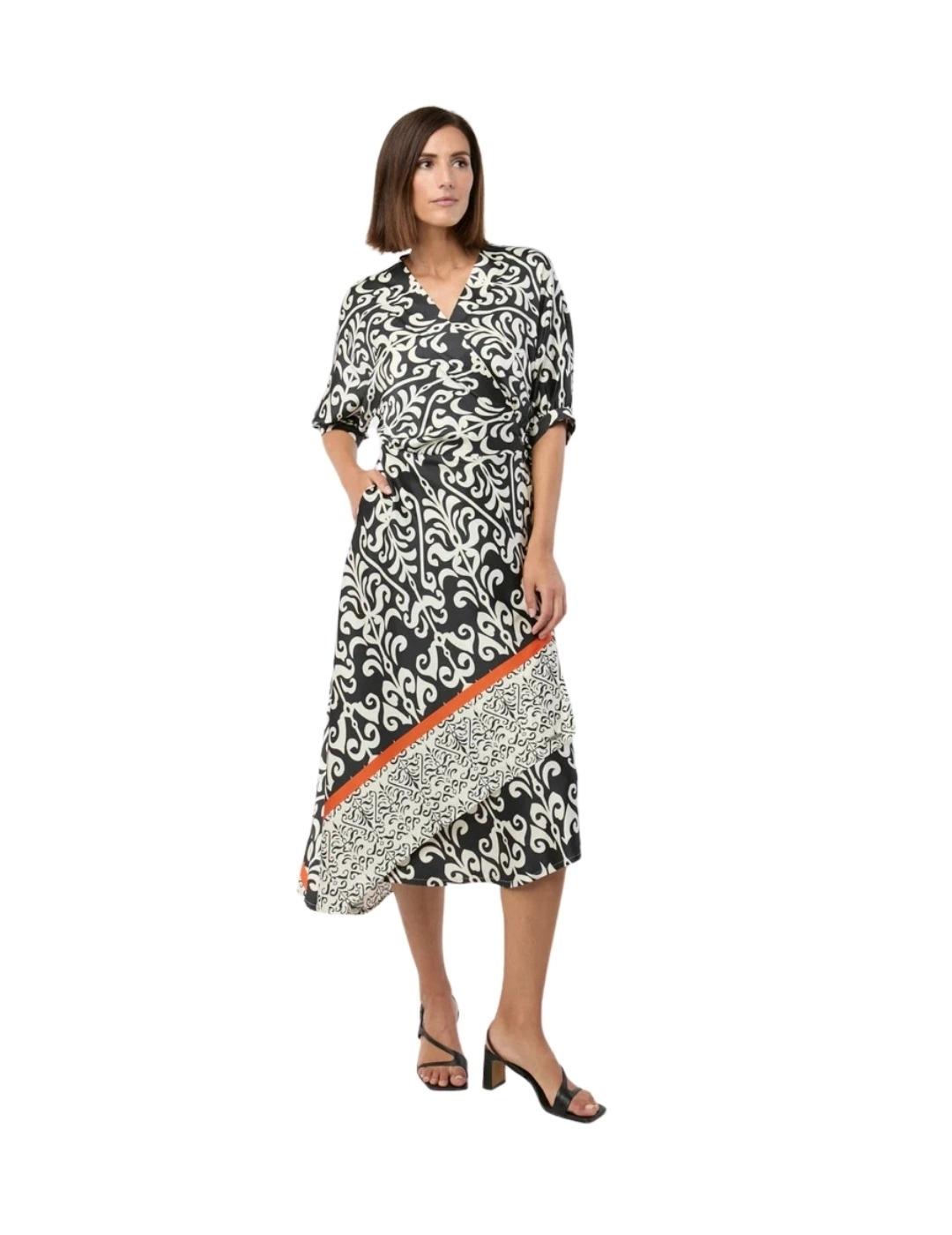 Mercedes De Miguel Vestido Renata Bicolor