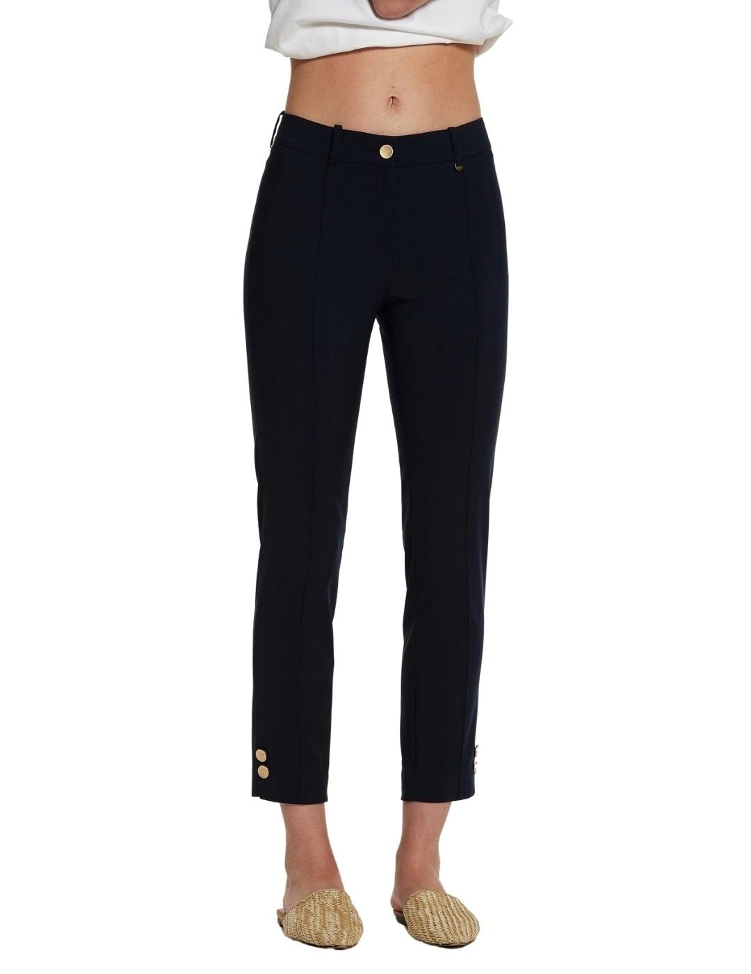Oky Pantalón Rutex Algodon Stretch Negro