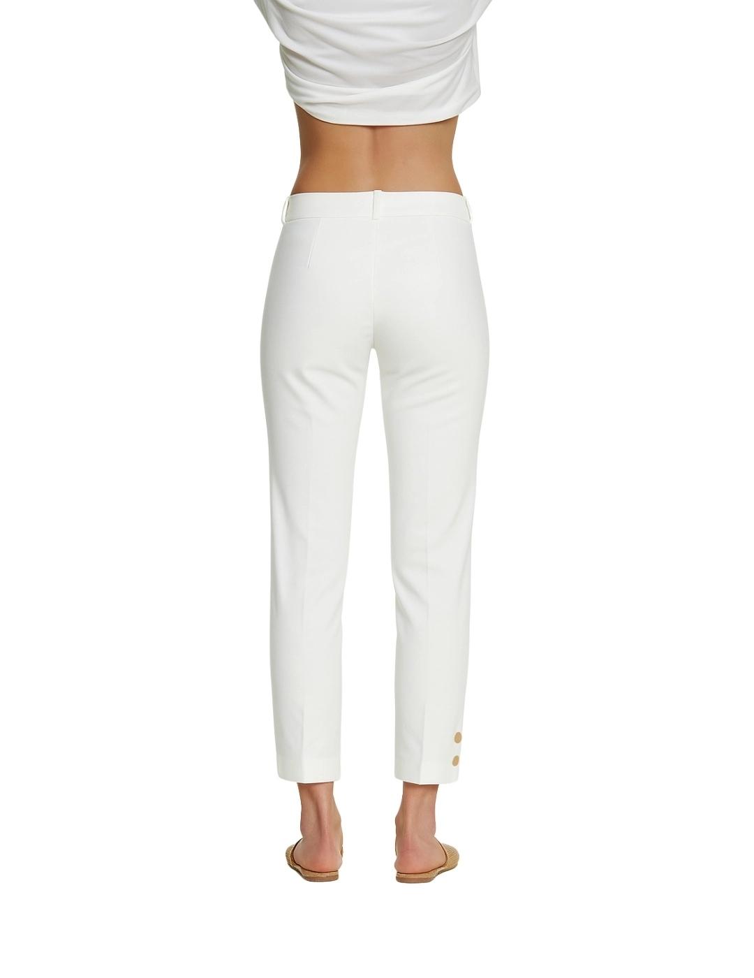 Oky Pantalón Rutex Algodón Stretch Blanco