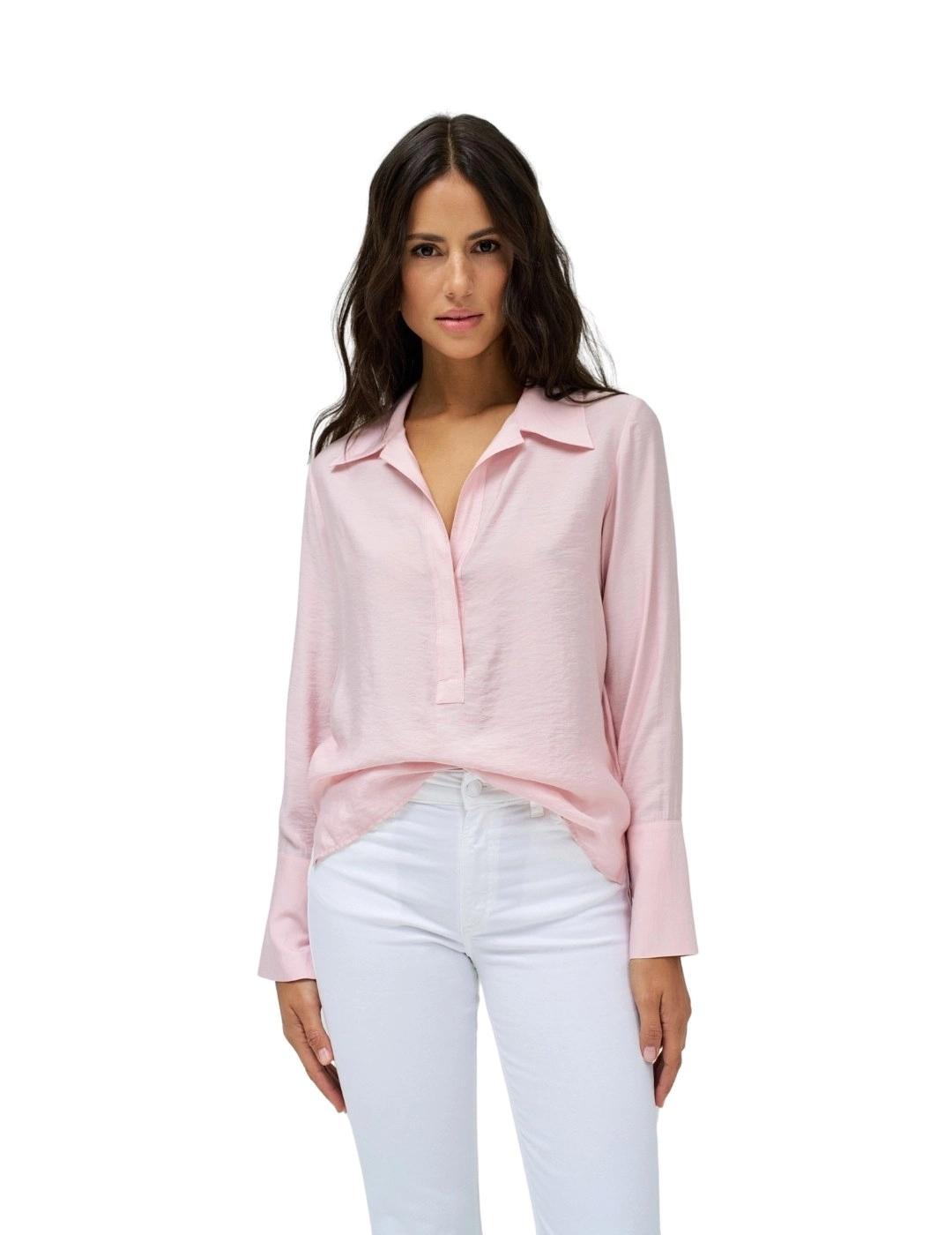 Salsa Jeans Blusa asimétrica Rosa