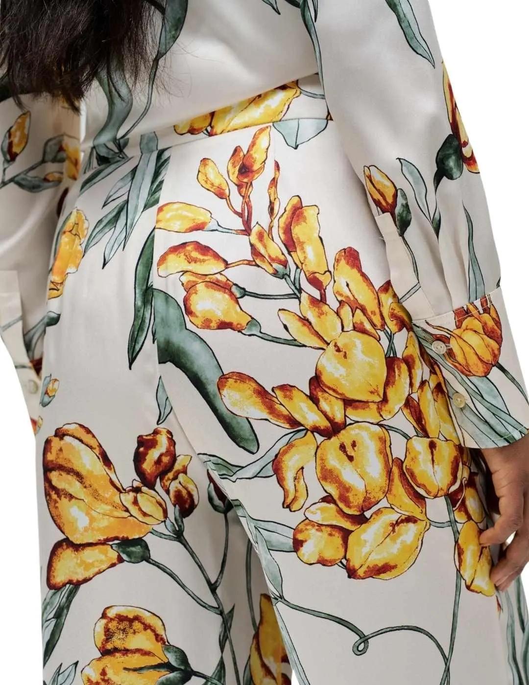 Salsa Jeans Pantalones Straight de tela estampados