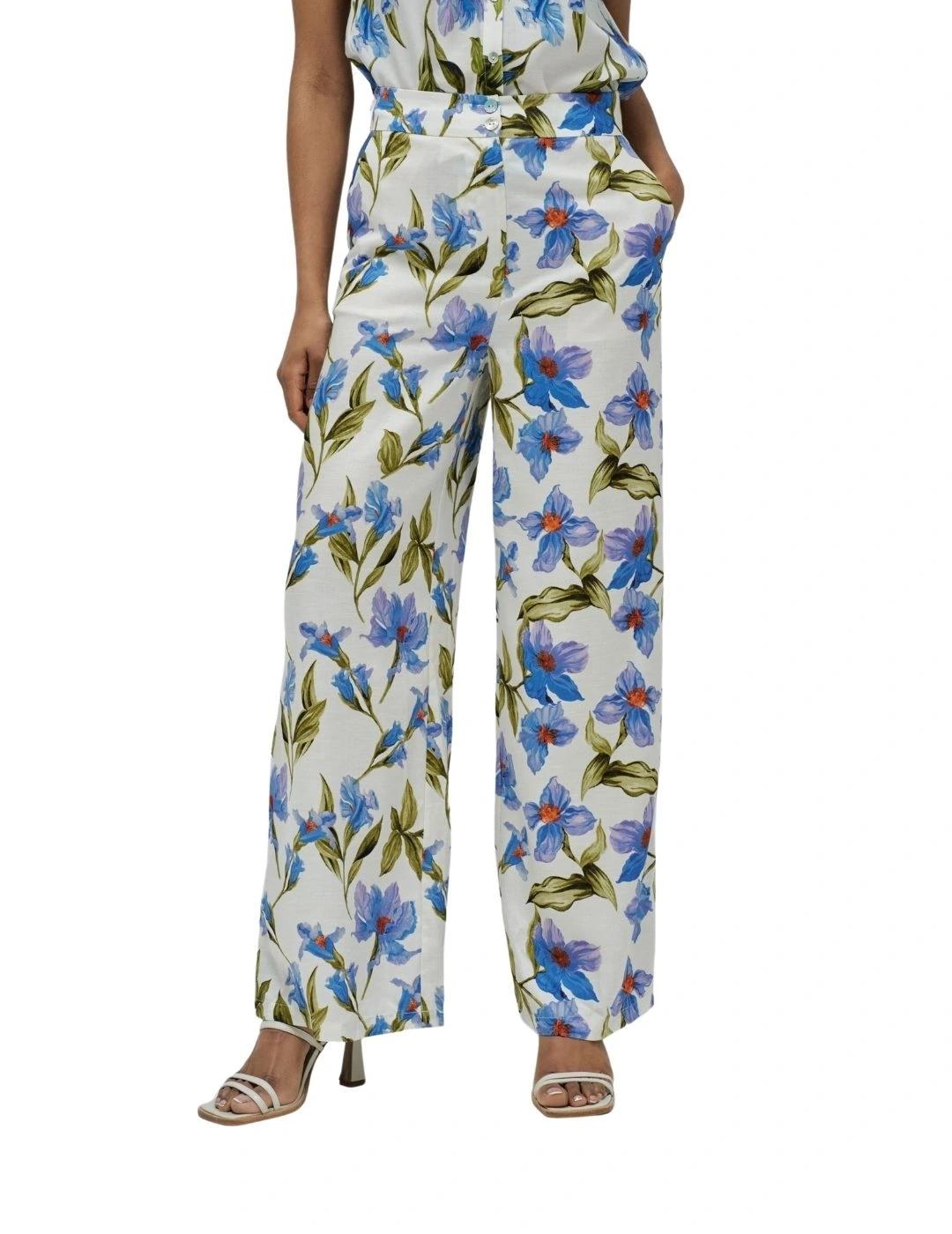 Salsa Jeans Pantalones Straight de tela Azul Claro