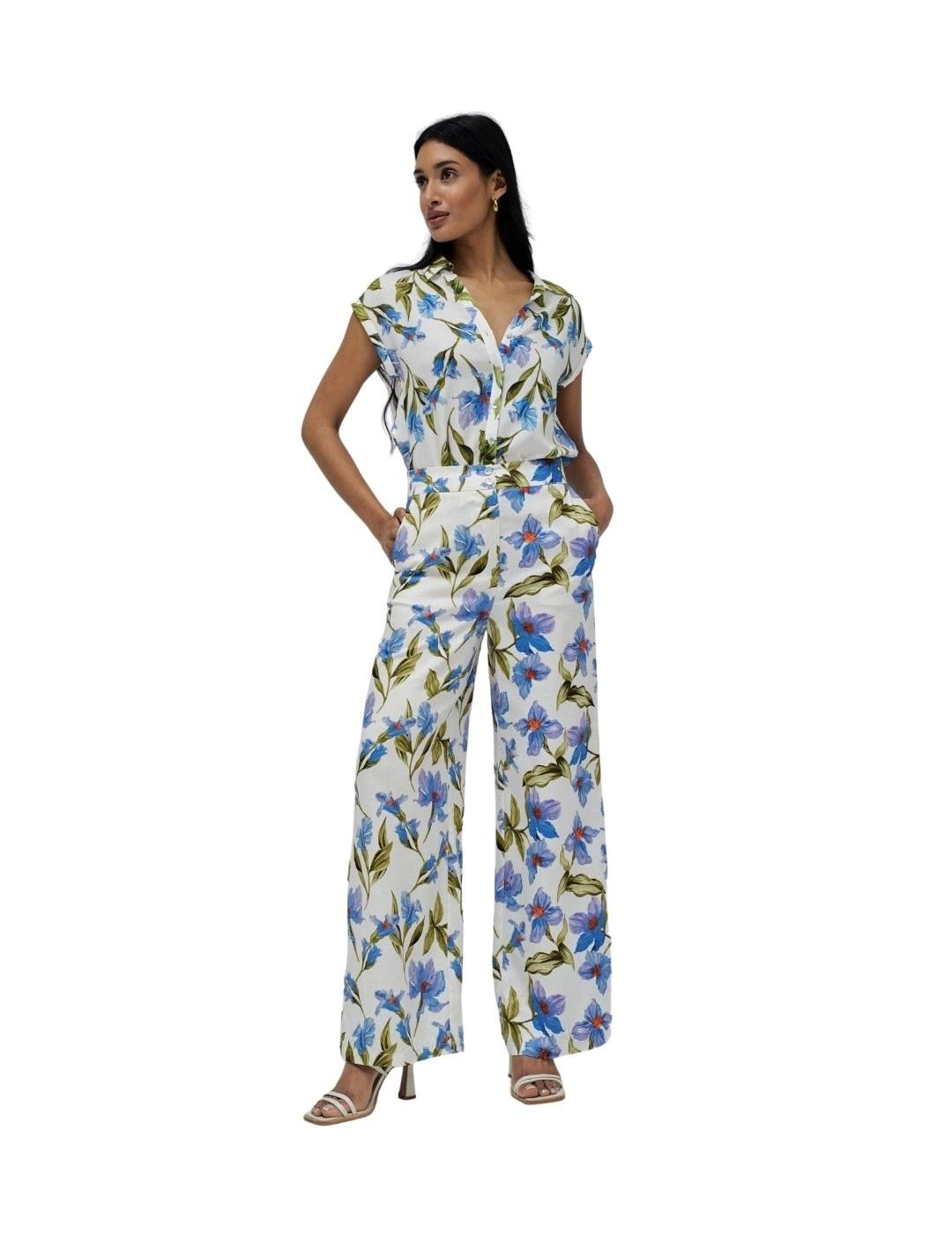 Salsa Jeans Pantalones Straight de tela Azul Claro