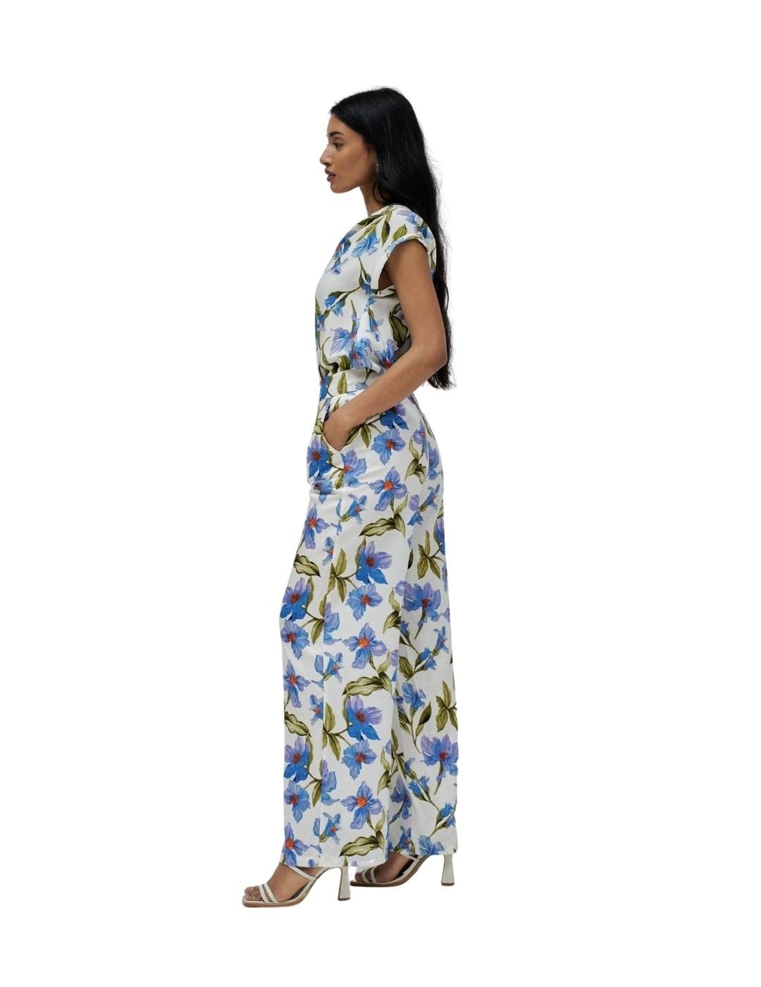 Salsa Jeans Pantalones Straight de tela Azul Claro