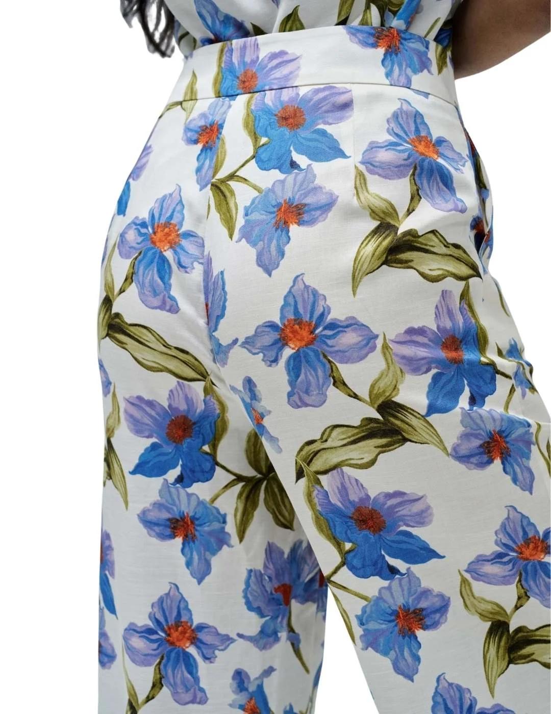 Salsa Jeans Pantalones Straight de tela Azul Claro