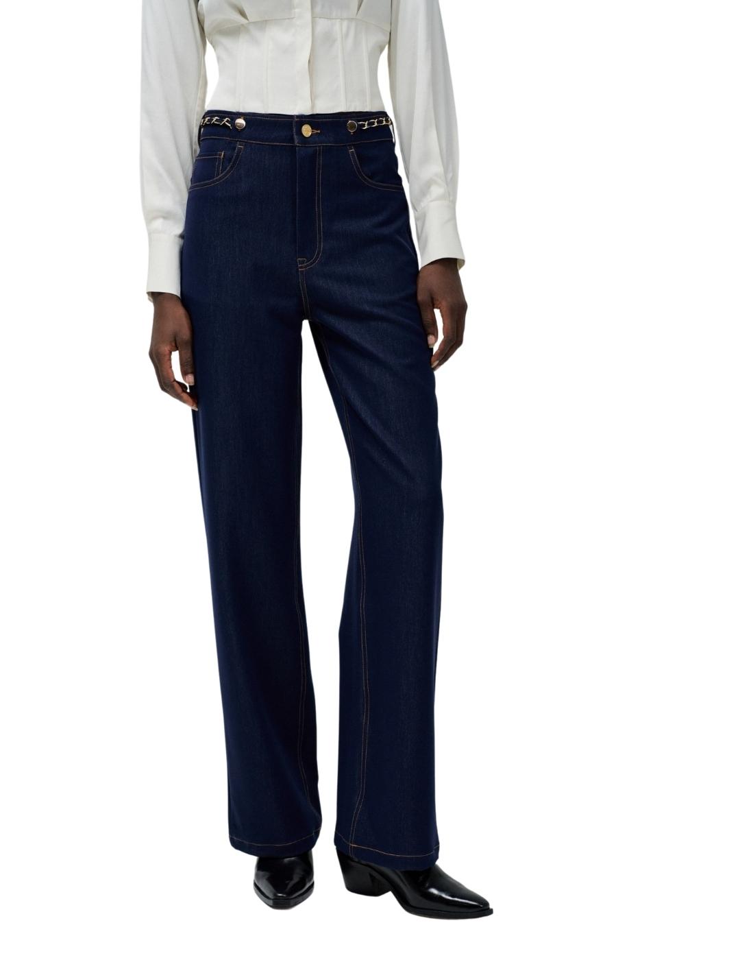 Salsa Jeans Pantalones Azul Oscuro