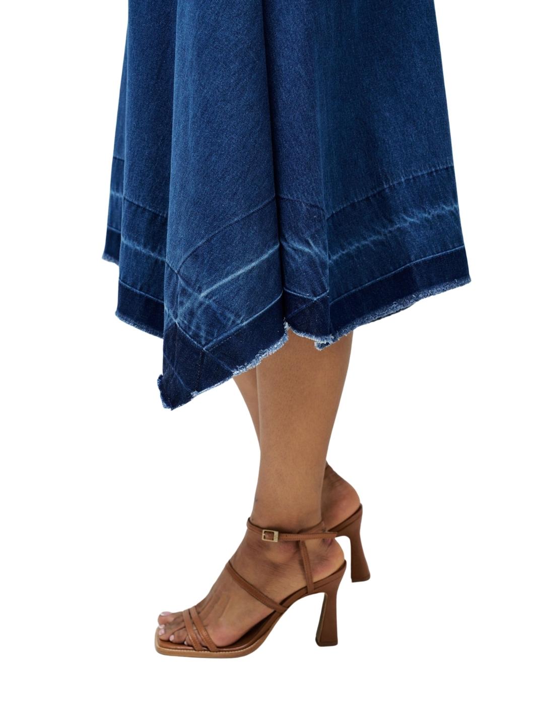 Salsa Jeans Falda True Lightdenim Azul