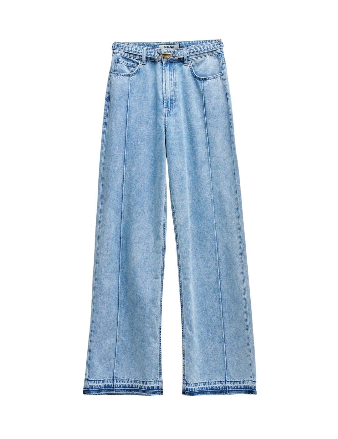 Salsa Jeans Pantalones Vaqueros Wideleg Azul claro