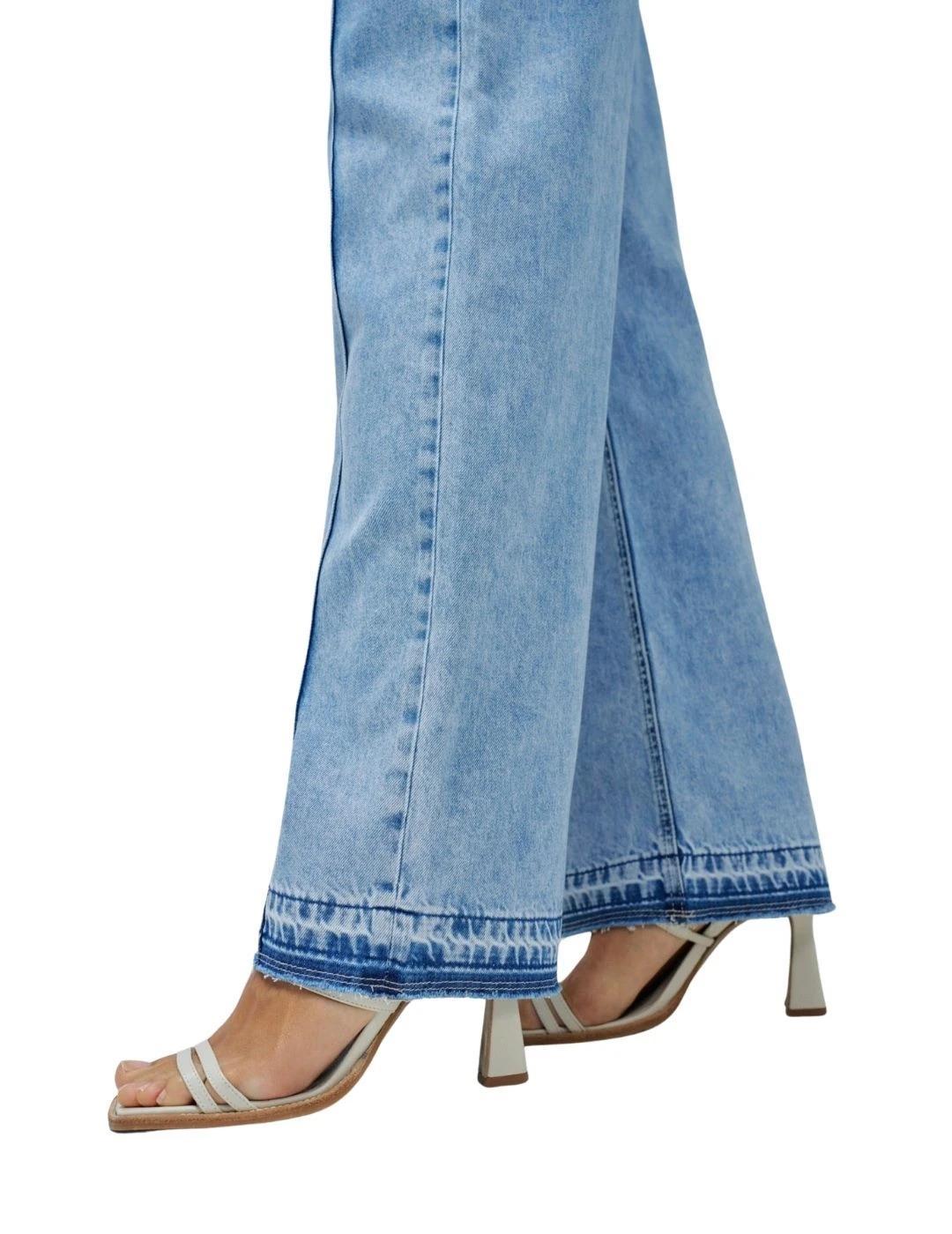 Salsa Jeans Pantalones Vaqueros Wideleg Azul claro