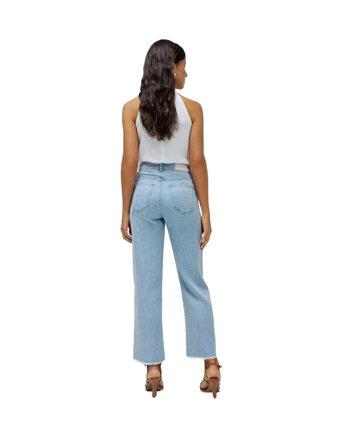 Salsa Pantalones True Cropped Straight Lightdenim