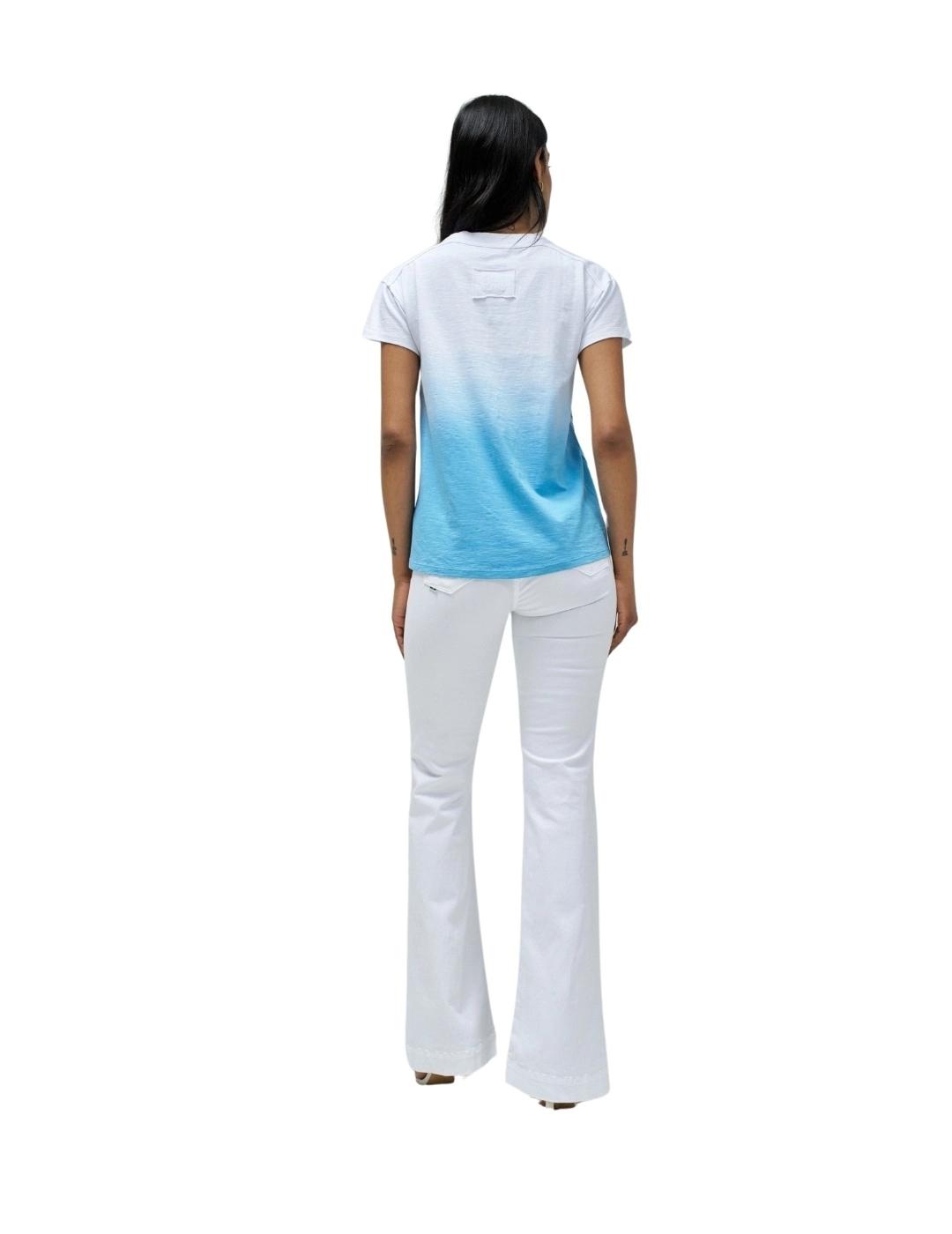 Salsa Jeans Camiseta Degradado Azul