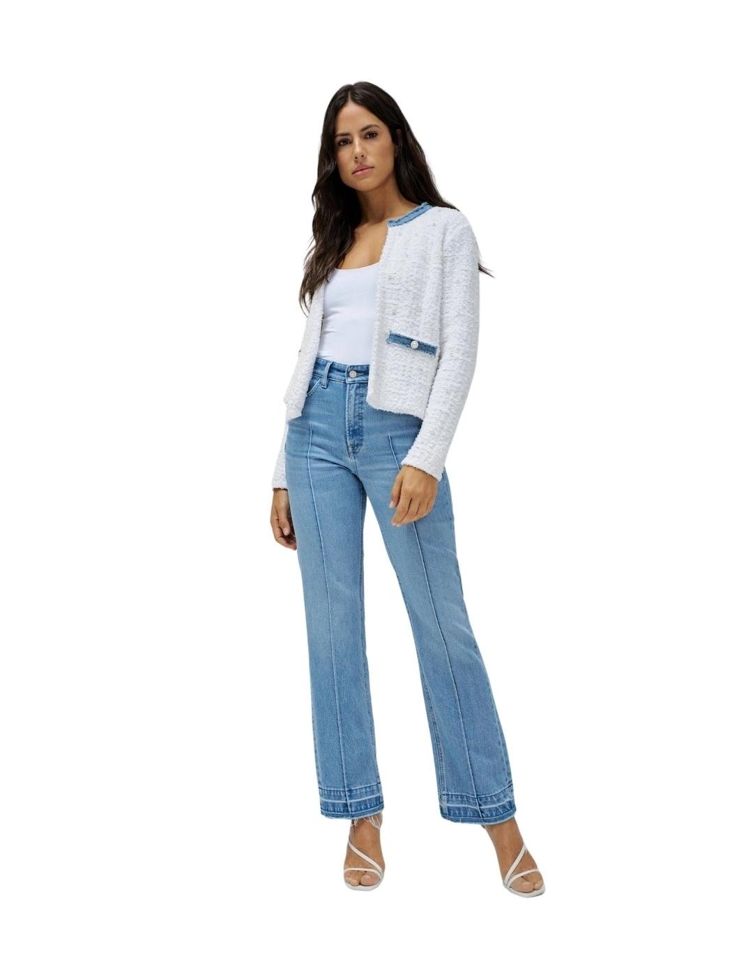Salsa Jeans Vaqueros Faith Push In Straight Azul
