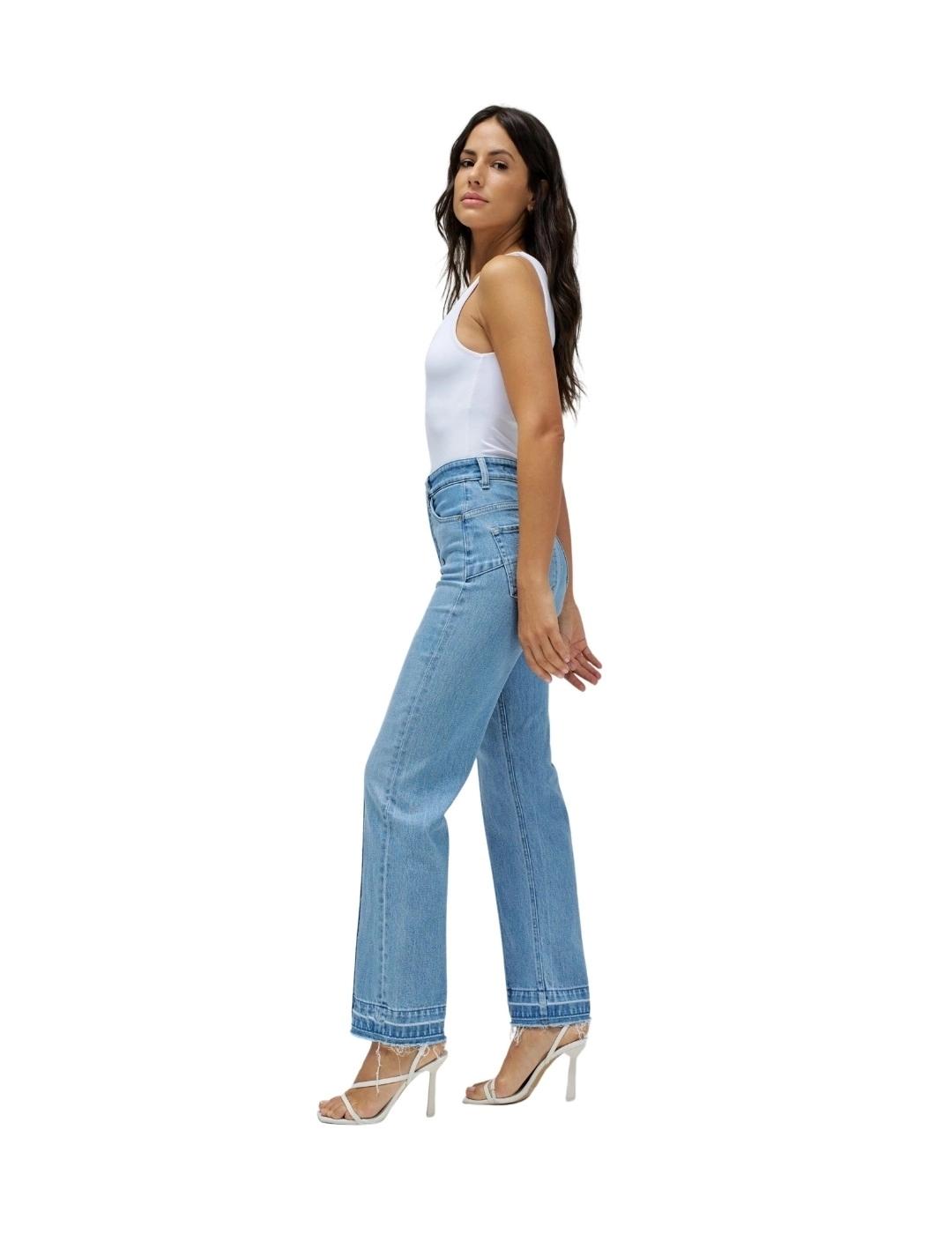 Salsa Jeans Vaqueros Faith Push In Straight Azul