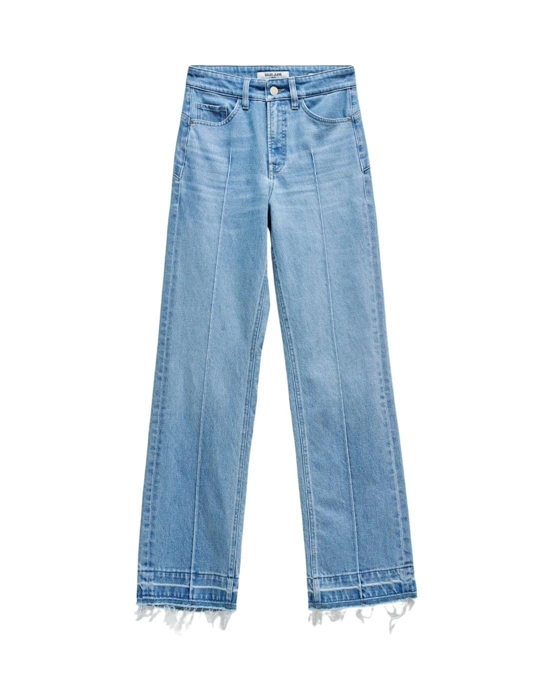 Salsa Jeans Vaqueros Faith Push In Straight Azul