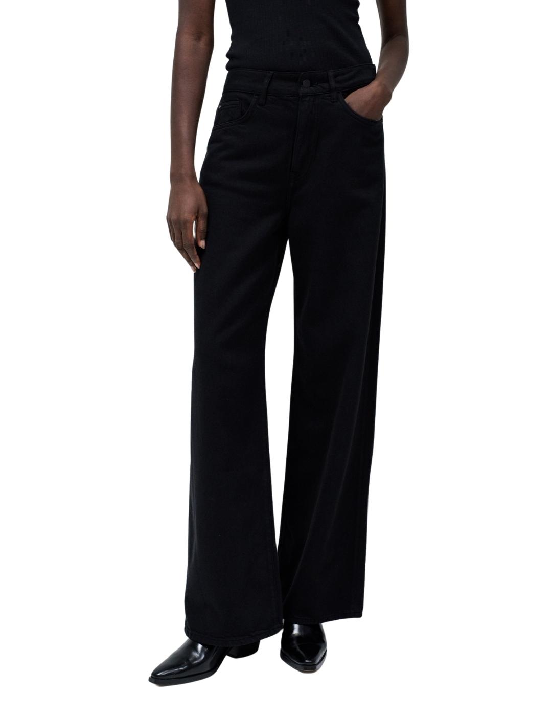Salsa Jeans Vaqueros Wide leg Negro