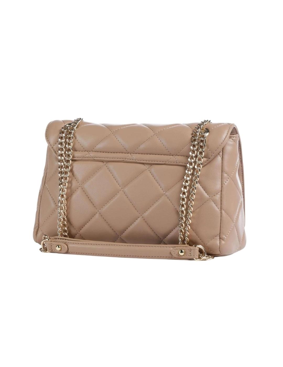 Valentino Bolso pequeño acolchado cadena Beige
