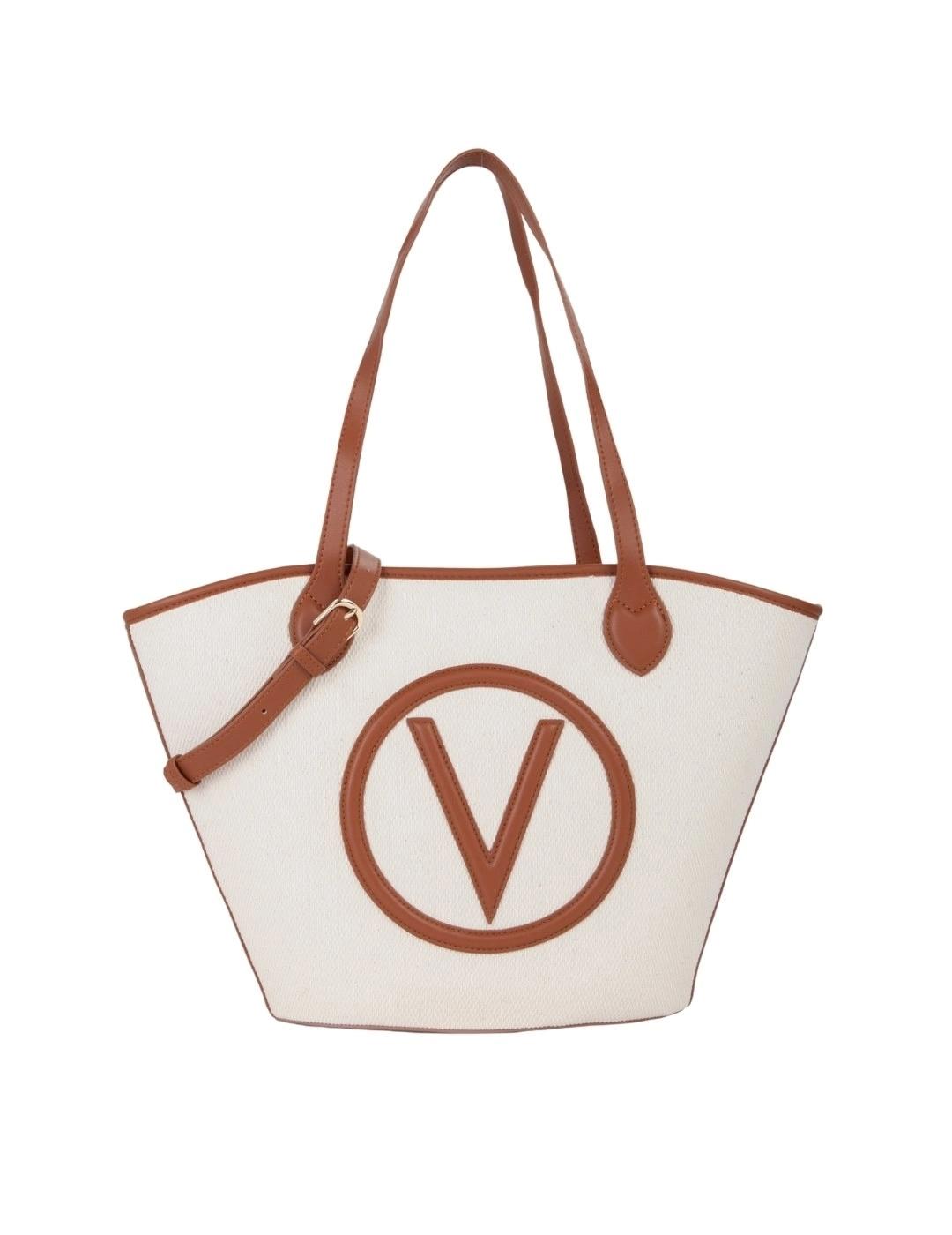 Valentino Bolso Shopper Covent Beige y marrón
