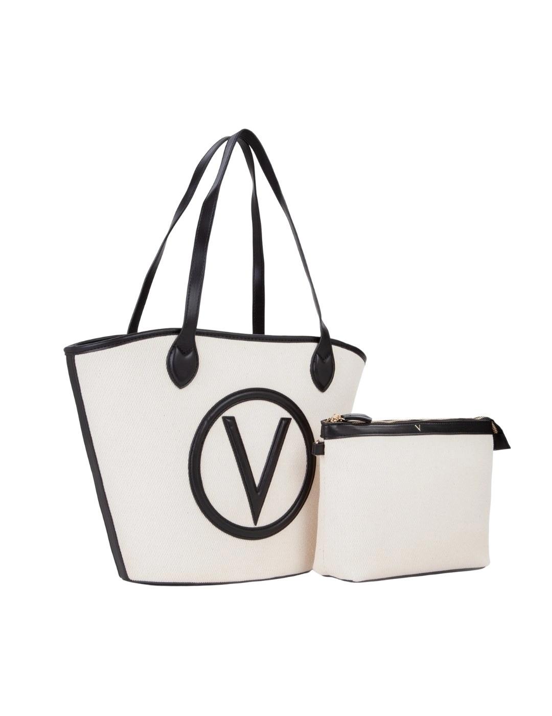 Valentino Bolso Shopper Covent Beige y negro