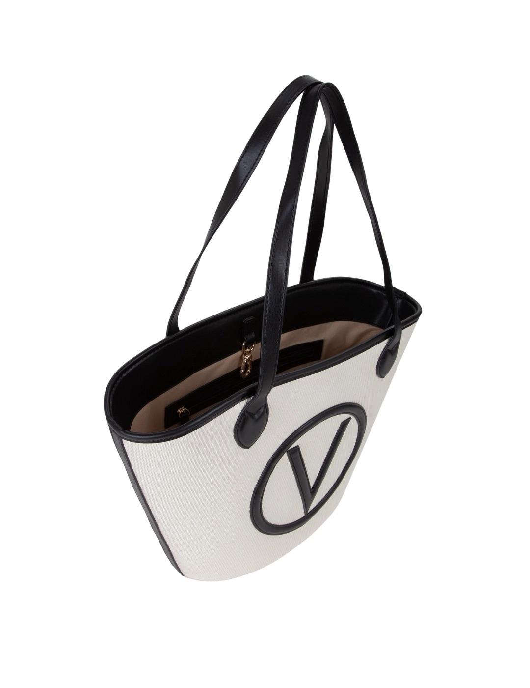 Valentino Bolso Shopper Covent Beige y negro