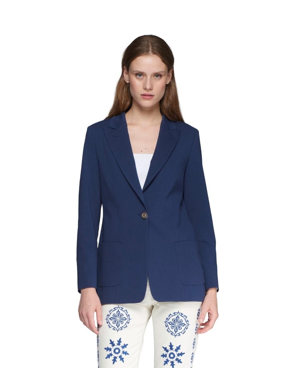 Vilagallo Chaqueta TANIA PUNTO ROMA AZUL MARI