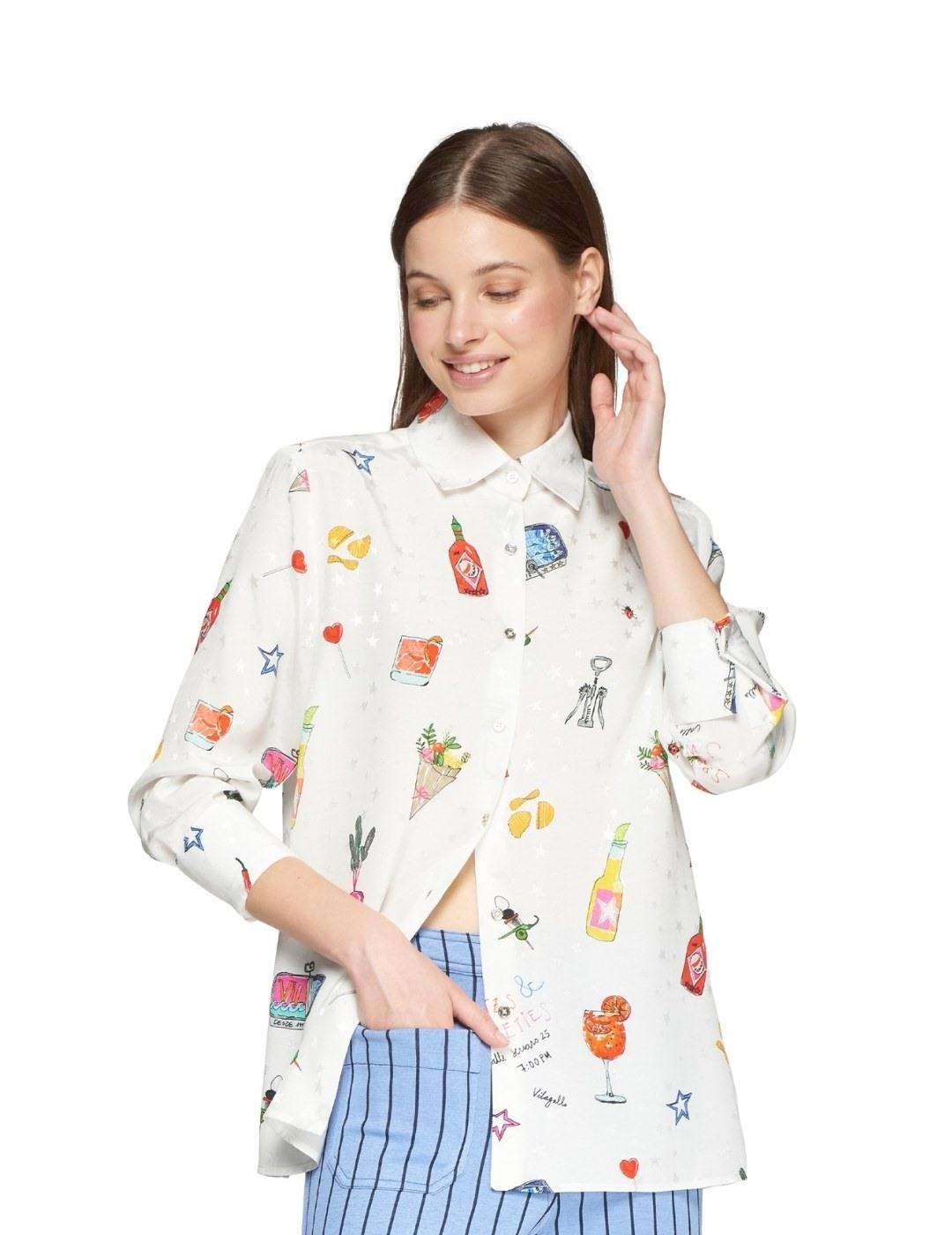 Vilagallo Camisa MARIELA APERITIVO PRINT JACQ