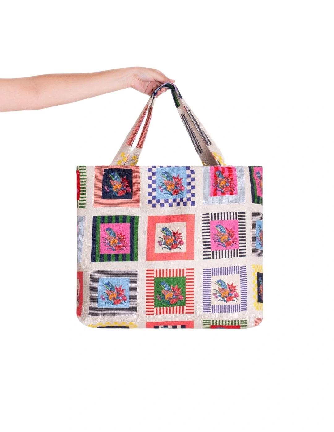 Vilagallo Bolso CAROLINE FLOR CUADROS