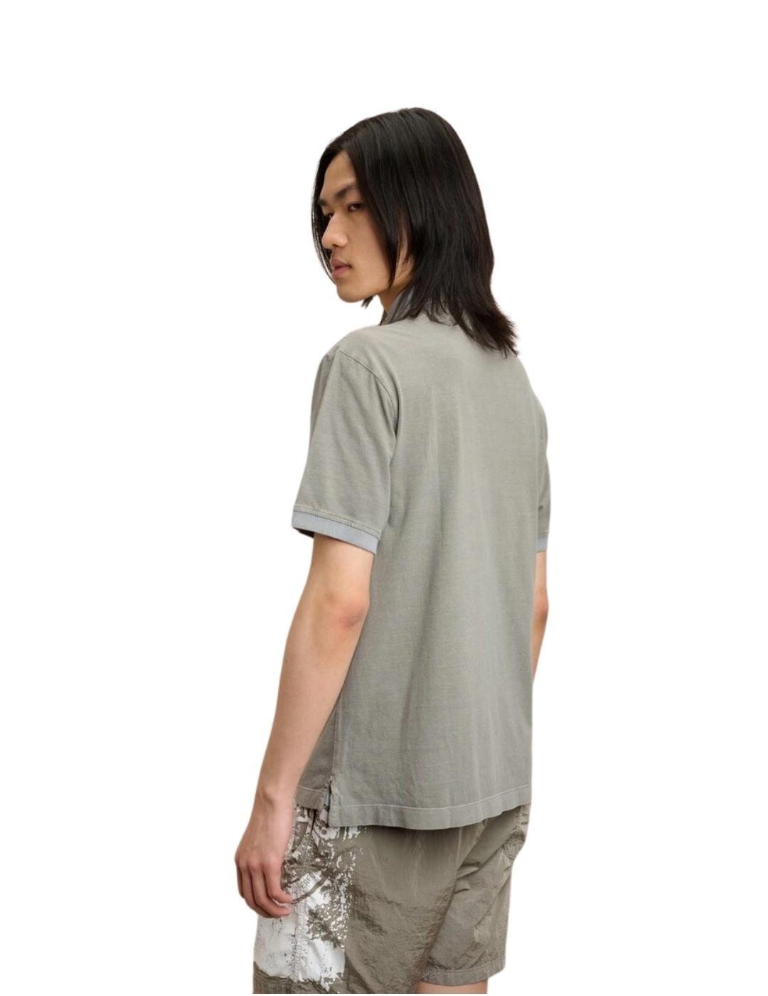 Blauer Polo manga corta Devitt Gris