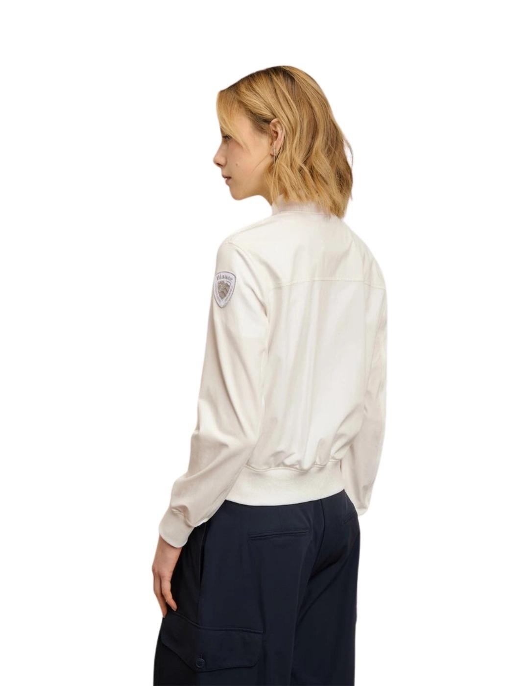 Blauer Bomber de nylon Darling Blanco