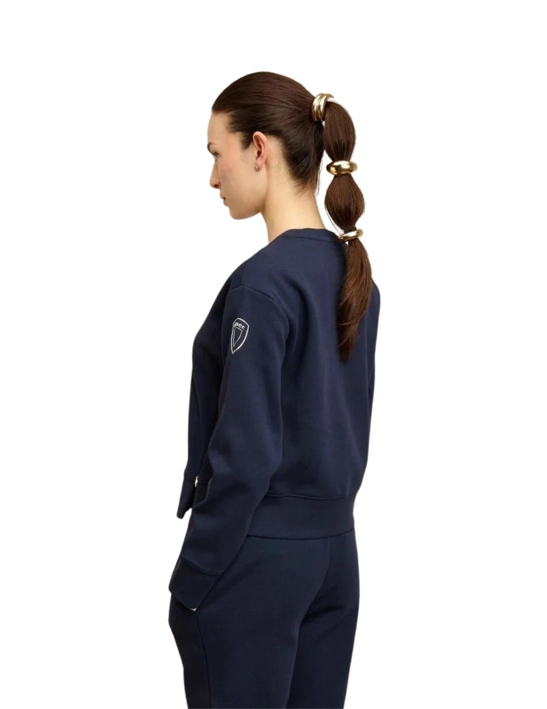 Blauer Sudadera cremallera lateral Acadia Azul