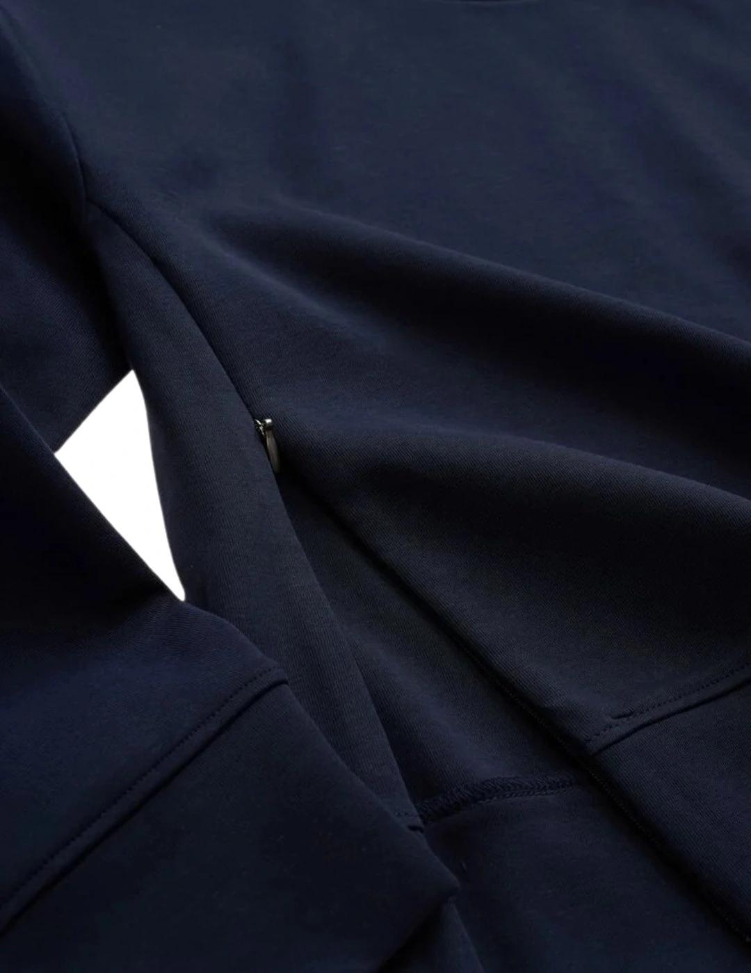 Blauer Sudadera cremallera lateral Acadia Azul