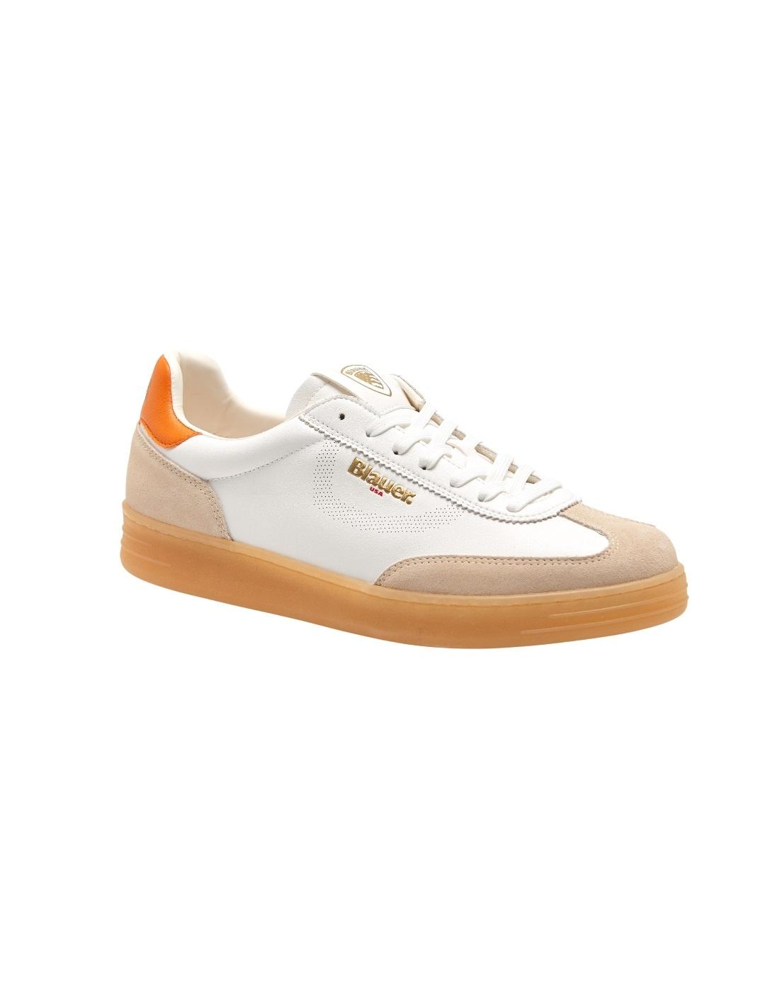 Blauer Zapatillas Blanco y naranja