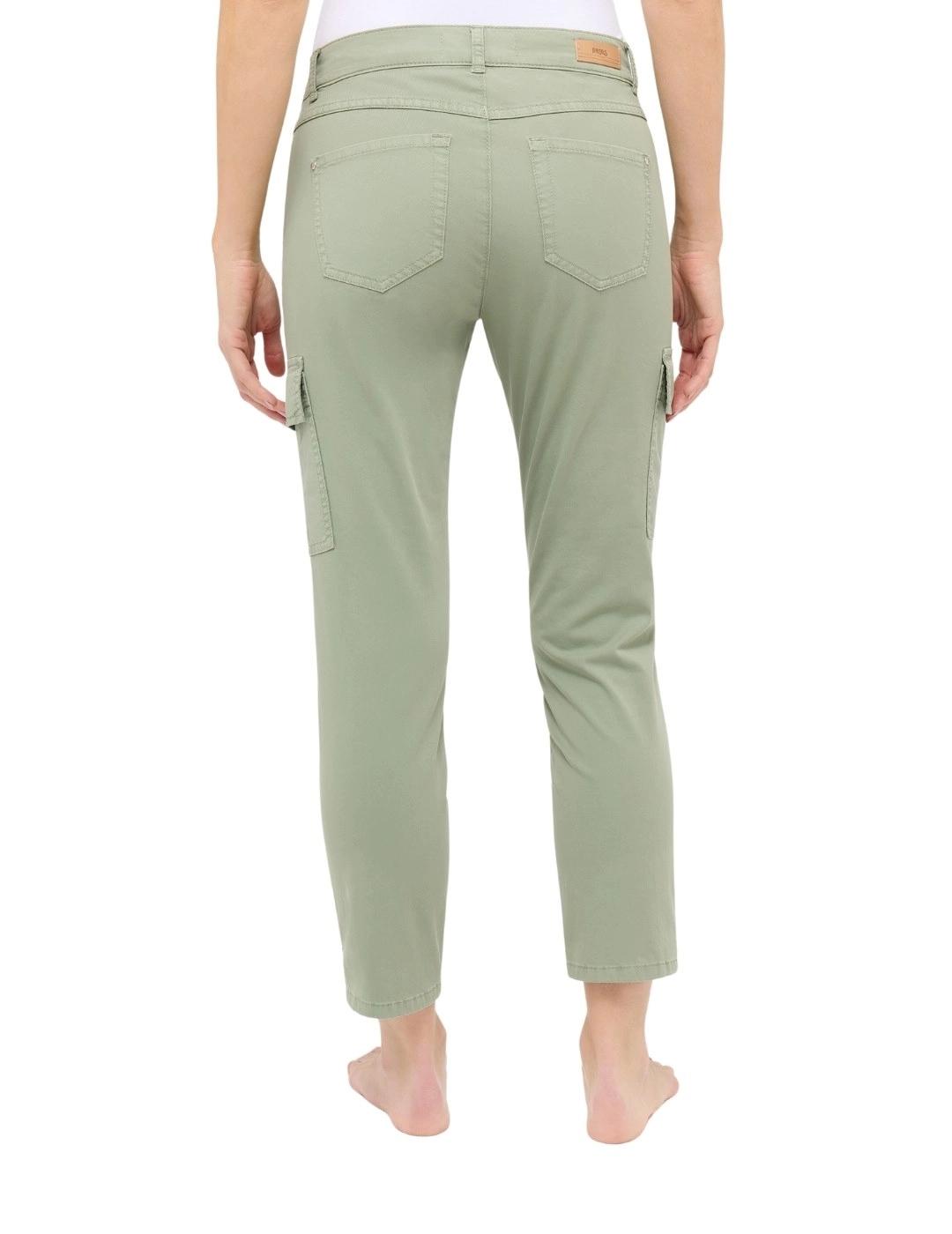 Angels  Pantalones Cici Crop Slit Cargo Verde