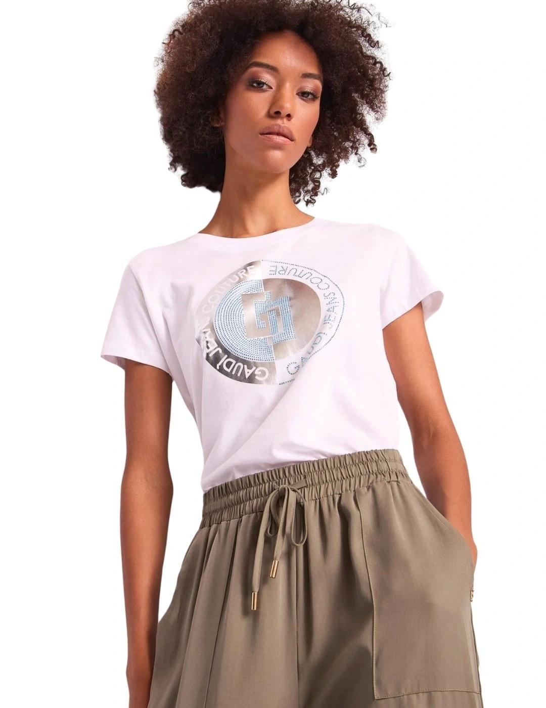 Gaudi Camiseta blanca mujer