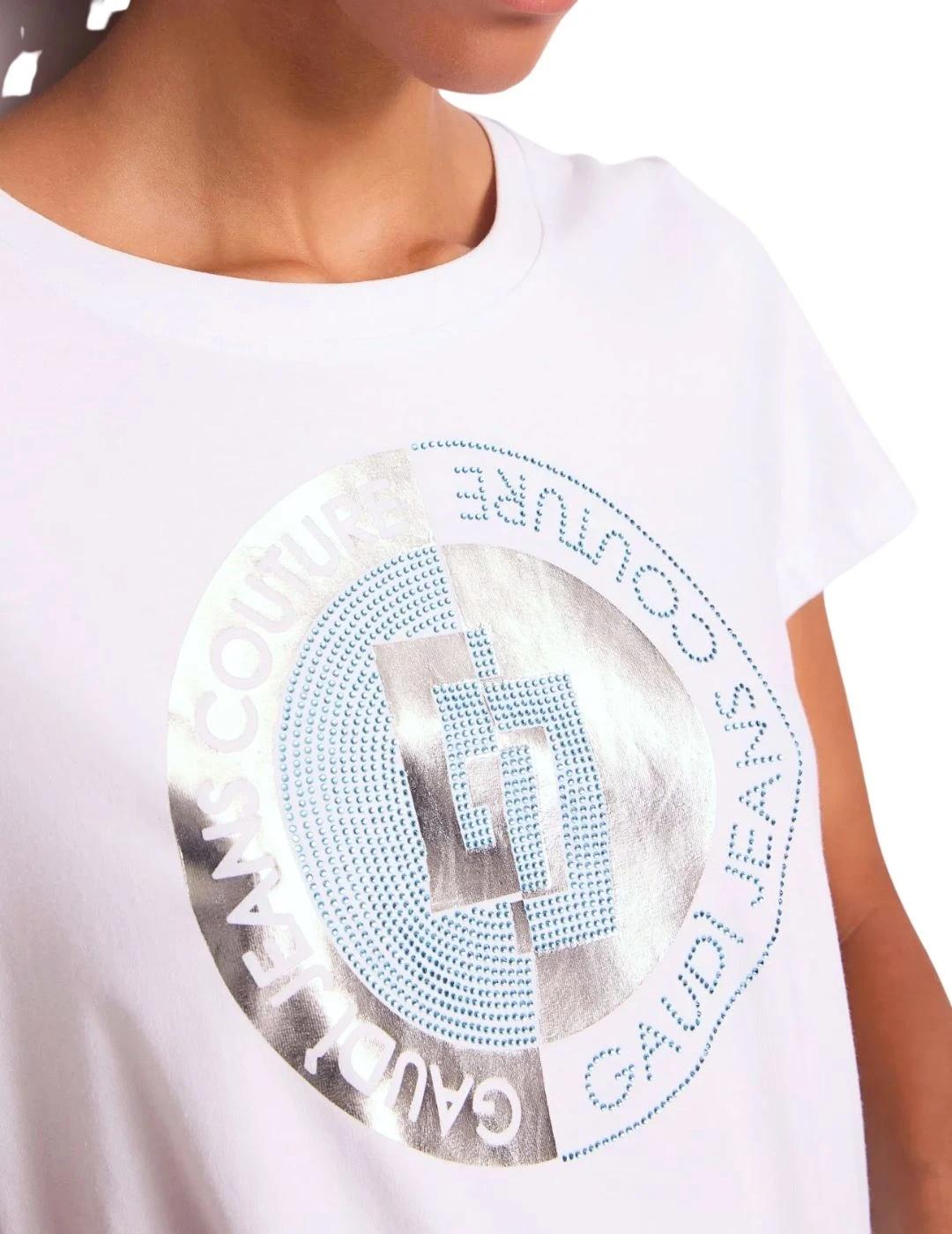 Gaudi Camiseta blanca mujer