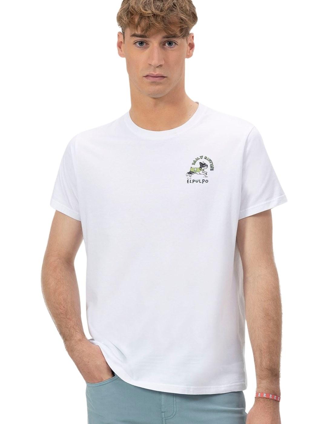 El Pulpo Camiseta Estampado Daily Routine Verde Sa