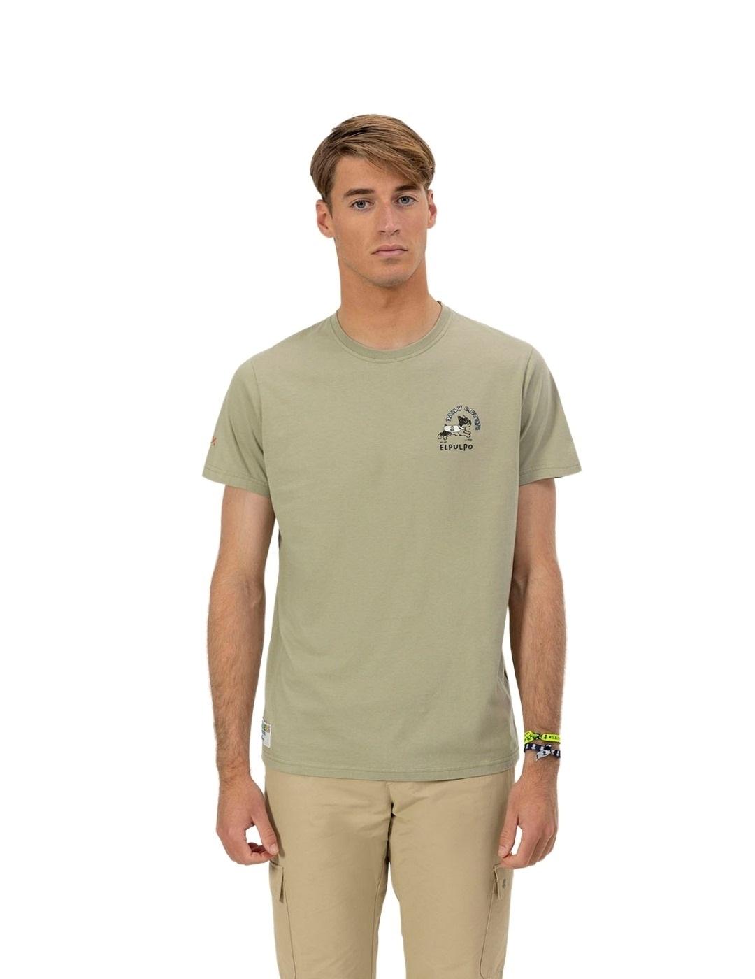 El Pulpo Camiseta Estampado Daily Routine Verde Sa