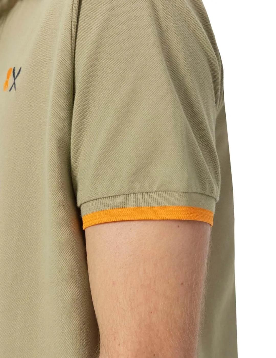 El Pulpo Polo Bordado Esenciales  Verde Salvia